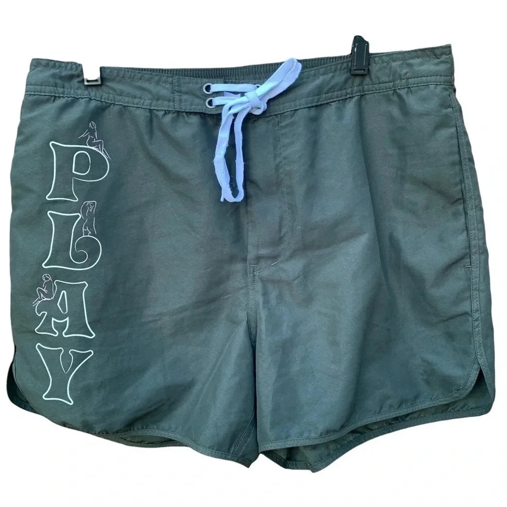 PACSUN Playboy women's size medium dark green boardshorts